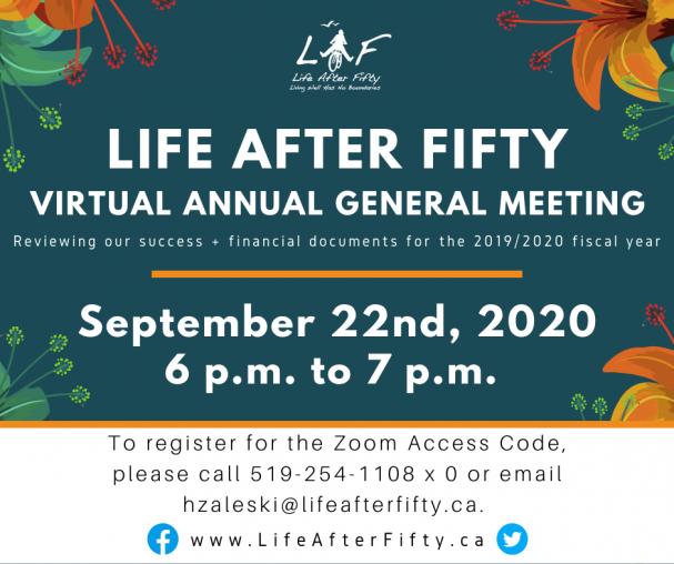 Life After Fifty's Annual General Meeting